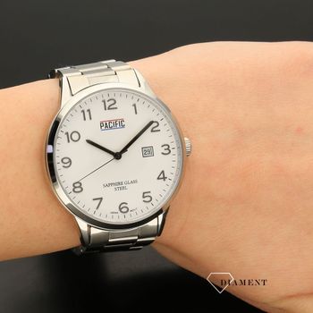 Męski zegarek Pacific Sapphire S1047 SILVER (5).jpg